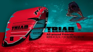 Naish Triad  AllAround Freeride Kite [upl. by Olegna]