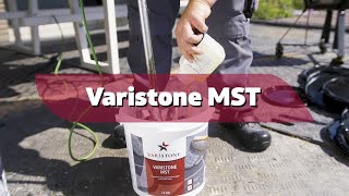 Instructievideo Varistone MST voegmortel voor je sierbestrating Voorkom onkruid en ongedierte [upl. by Pachton646]