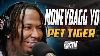 Moneybagg Yo Talks Pet Tiger Young Thug GloRilla 100 Steaks and His Relationship  Interview [upl. by Debera]