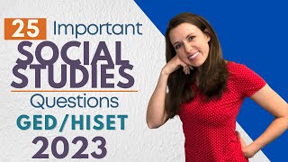 GED  HiSET Social Studies 2023  Pass the Test [upl. by Tiram]