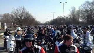 Manifestation motards 24 mars 2012 [upl. by Selfridge581]