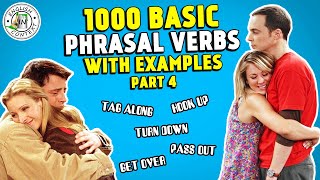 1000 BASIC PHRASAL VERBS  PART 4  Get Over Hook Up [upl. by Shabbir]