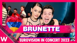 🇦🇲 Brunette quotFuture Loverquot Armenia 2023  Eurovision In Concert 2023 INTERVIEW [upl. by Eudosia]