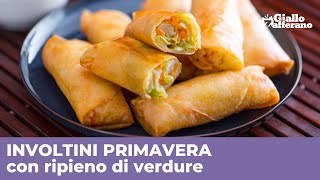 INVOLTINI PRIMAVERA CINESI  Ricetta originale super croccante [upl. by Papageno245]