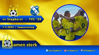 vv Staphorst  TVC 28  792024  Samenvatting [upl. by Harlie]