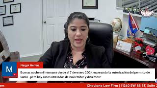 Retrasos de Autorización de Viaje de Parole Humanitario  Abogada Rosaly Chaviano [upl. by Morgan]