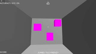 20fps Jumbo Tile Frenzy 3130  20 on Leaderbords Roblox Aimstars [upl. by Aisatnaf680]