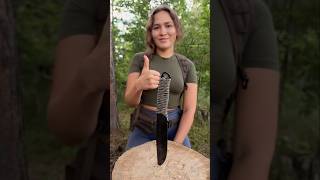 how to sharpen knife wood 😱 shortsfeed viralshort viralvideo [upl. by Fransen518]