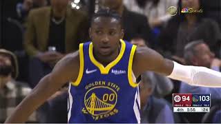 Explain Jonathan Kuminga  Steph Curry pick and roll picks apart the Clippers [upl. by Saxela888]