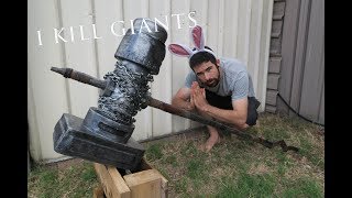 Making a Giant War Hammer [upl. by Odnumde]