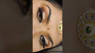 INDIAN BRIDAL EYE MAKEUP perfect eyemakeup eyemakeup makeup [upl. by Duane]