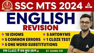 SSC MTS 2024  SSC MTS English Classes by Shanu Rawat  SSC MTS English Revision [upl. by Arissa]