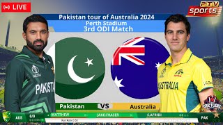 🔴 Live Pakistan Vs Australia – 3rd ODI Live Match  PAK Vs AUS Live Today cricket pakvsaus [upl. by Zavras588]