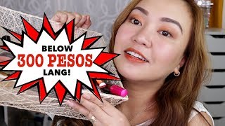 BELOW 300 PESOS MAKEUP MUSTHAVES [upl. by Moody674]