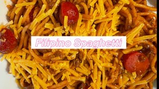 Filipino spaghetti recipeSimpleeasy and yummy  Chloe Alford [upl. by Holman]