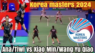 Korea masters 2024Day 3AnaTiwiINAVS Lin Xiao MinWang YuTaiwan [upl. by Timothea]