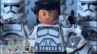 Captain Rex and Commander Wolffe Reunite Bad Batch Season 3 Lego Star Wars Stop Motion Recreation ￼ [upl. by Akima]