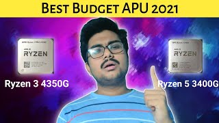 Ryzen 3 4350G Vs Ryzen 5 3400G best budget APU for 2021 [upl. by Ennaecarg]