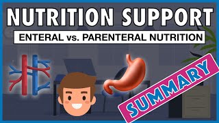 Enteral vs Parenteral Nutrition SUMMARY [upl. by Ytak]