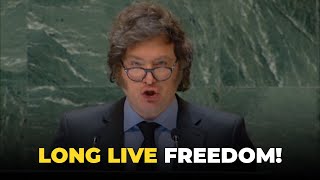 🔴 PRESIDENT JAVIER MILEI  UNITED NATIONS SPEECH English Version 🌎🤯 milei vllc [upl. by Zenas797]