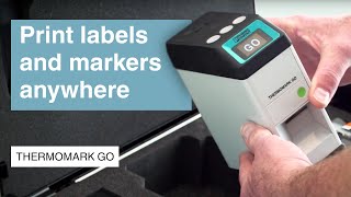 THERMOMARK GO Simply easy printing and labeling [upl. by Eidnalem]