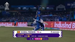 Kusal Mendis wicket today l Kushal Mendis out today l Sri lanka vs South Africa World Cup Highlights [upl. by Strander]