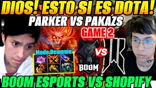 😲GAME 2 BOOM ESPORTS vs SHOPIFY REBELLION Partidaza😲Parker vs pakazs ELITE LEAGUE S2 [upl. by Aipmylo418]