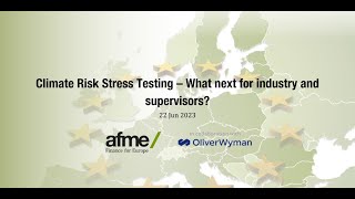 Climate Risk Stress Testing – What next for industry and supervisors [upl. by Ticon]