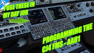 Citation CJ4 FMSFMC Tutorial  Microsoft Flight Simulator  Part 1 [upl. by Eekorehc]