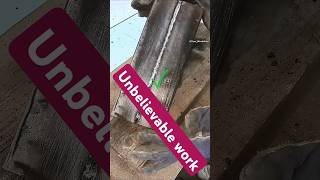 Unbelievable Weldstick welding shorts weldingtipsandtricksyoutubeshorts youtuber weldingtricks [upl. by Aynuat]