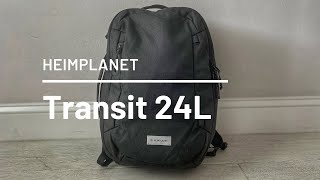 Heimplanet Transit 24L Daypack Review  Minimal Everyday Carry Pack [upl. by Eibot]