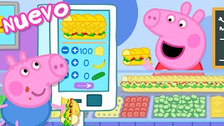 Los Cuentos de Peppa la Cerdita  Tienda de sándwiches  NUEVOS Episodios de Peppa Pig [upl. by Middleton]