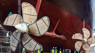 The Crazy Process of Repairing US Largest Aircraft Carrier After 25 Years at Sea [upl. by Leak]