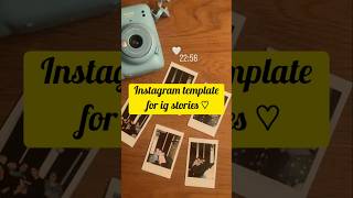 Instagram template for ig stories instagramstoriesideas [upl. by Leumas]