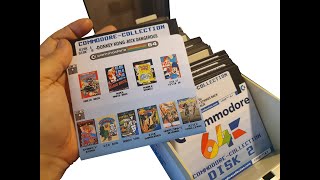 BOX 330 GAMES COMMODORE COLLECTION 40 FLOPPY DISK [upl. by Rosane457]