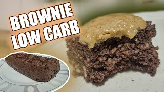 Brownie Low Carb rico em PROTEÍNA Receita Cetogênica MUITO FÁCIL [upl. by Anatniuq]