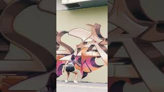 sprayart graffiti graffitiartist shorts [upl. by Pasco589]