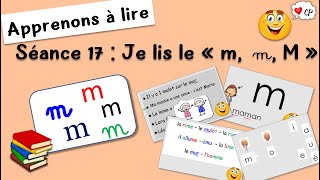 La lettre m – le son m  Lecture CP  Apprendre à lire  S17  Je lis le quot m quot  Méthode de Lecture [upl. by Ernestus]