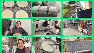 APARTMANI BAŞIMIZA YIKTILAR‼️AYHANIMIN YENİ NEVRESİMİ🎉SÜTLAÇ YAPTIM😋NELER ALDIM GENE‼️TEMİZLİK VLOG [upl. by Sert661]