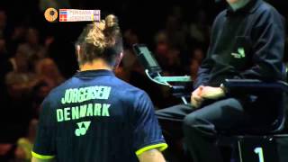 Boonsak Ponsana vs Jan O Jorgensen  MS R16 Match 5  Yonex All England Open 2015 [upl. by Nicolis]