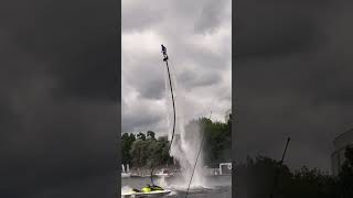 FLYBOARDING in BYDGOSZCZ POLAND shorts travel [upl. by Aihsemek]