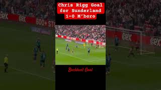 Chris Rigg Goal for Sunderland 10 Middlesbrough sunderland chrisrigg [upl. by Dnalro214]