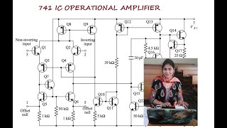 741 IC OpAmp Internal Circuit Explanation Bias Circuit Short Circuit Protection Circuitry Part1 [upl. by Ramsden]