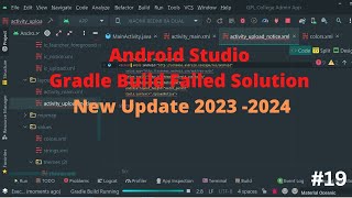 Android Studio Gradle Build Failed Solution New Update 2024 2025 19 [upl. by Randolf]