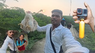 Sosur Bari first time murgi near Ghulam  শ্বশুরবাড়ি ফার্স্ট টাইম মুরগি নিয়ে গেলাম  mrmdjrvlogs [upl. by Onek]