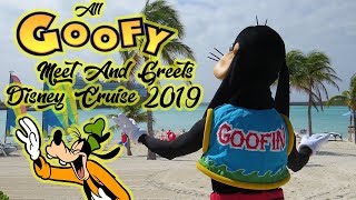 ALL Goofy Meet and Greets Marvel Day At Sea 2019 [upl. by Lleznol294]