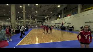 DVA JH Opal vs The edge 14 white 1st set [upl. by Brownson]