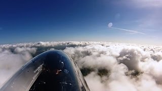 Flying in clouds Calidus gyrocopter [upl. by Tnias]