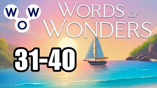 WOW Words of Wonders 31 32 33 34 35 36 37 38 39 40 [upl. by Salamone]