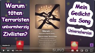 FG323 ✝️ Warum töten Terroristen ✝️ MEIN GEDICHT als SONG 🎵 UniversalVersion ✝️ Ankara 23102024 [upl. by Irmo999]